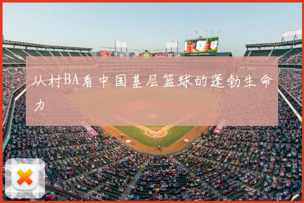 从村BA看中国基层篮球的蓬勃生命力